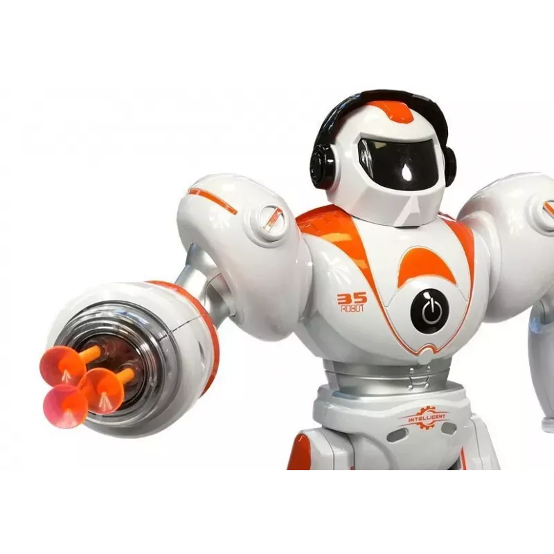 LEAN TOYS Remote Controlled Robot R/C Fires Bullets
