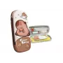 LEAN School Pencil Case with Capybara Brown