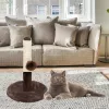 LEAN Cat Scratcher Scratching Post Tower Dark Brown 40 cm x 30 cm