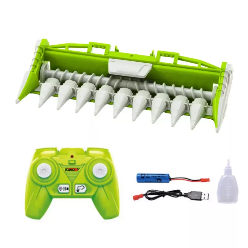 LEAN TOYS Combine Harvester With Corn Header 2in1 Remote Controlled RC Smoke Effect 2.4G