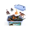 LEAN TOYS Dinosaurs Figures Set Park Accessories Box 46 Pieces