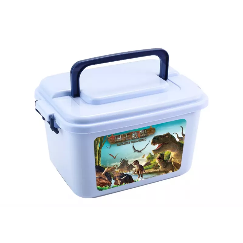 LEAN TOYS Dinosaurs Figures Set Park Accessories Box 46 Pieces