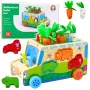 LEAN TOYS Educational Wooden Car Shape Sorter Maze Puzzle