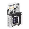LEAN TOYS Electronic Game 3in1 Tic Tac Toe Memory Cow Black and White