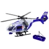 LEAN TOYS Police Helicopter Hook Stretcher Lights Sounds 1:12