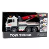LEAN TOYS Construction Truck with Adjustable Crane Lights and Sounds White