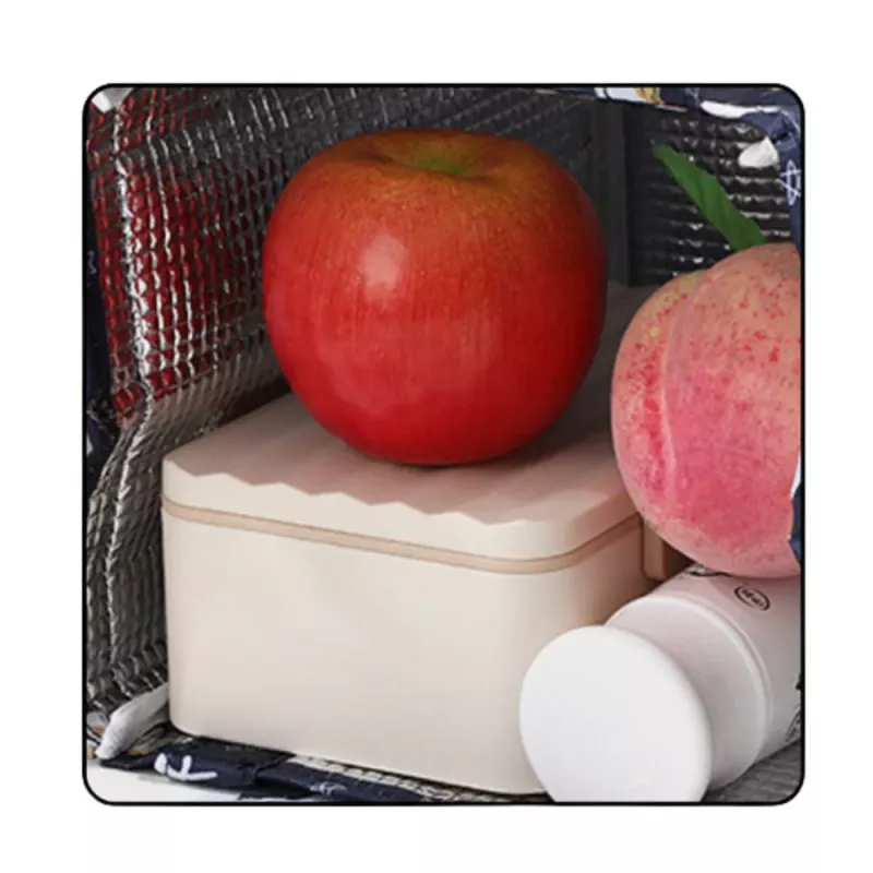 LEAN Thermal Insulating Breakfast Bag Lunch Bag Pink 24cm