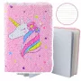 LEAN Notebook A5 Lined Sequins Two-Color Unicorn 80 Sheets