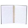 LEAN Notebook Lined Notebook Patches Lips Lipstick Glitter Black A5 80 Sheets