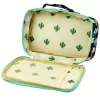 LEAN School Pencil Case Organizer Roomy Additional Pocket Navy Blue 21.5cm