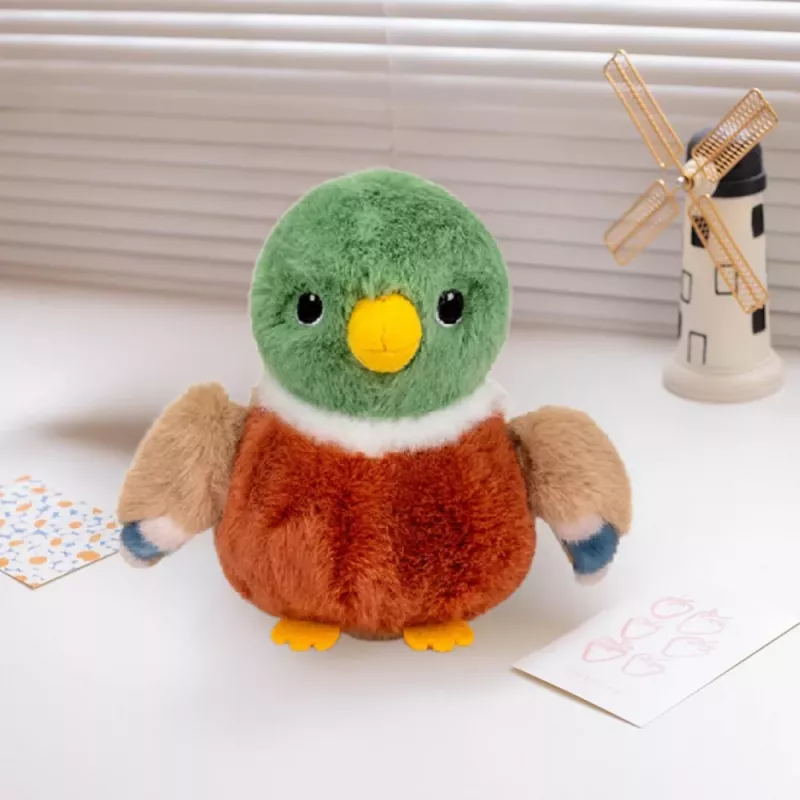 LEAN TOYS Plush Mascot Cuddly Toy Bird Plush Little Duck 12cm