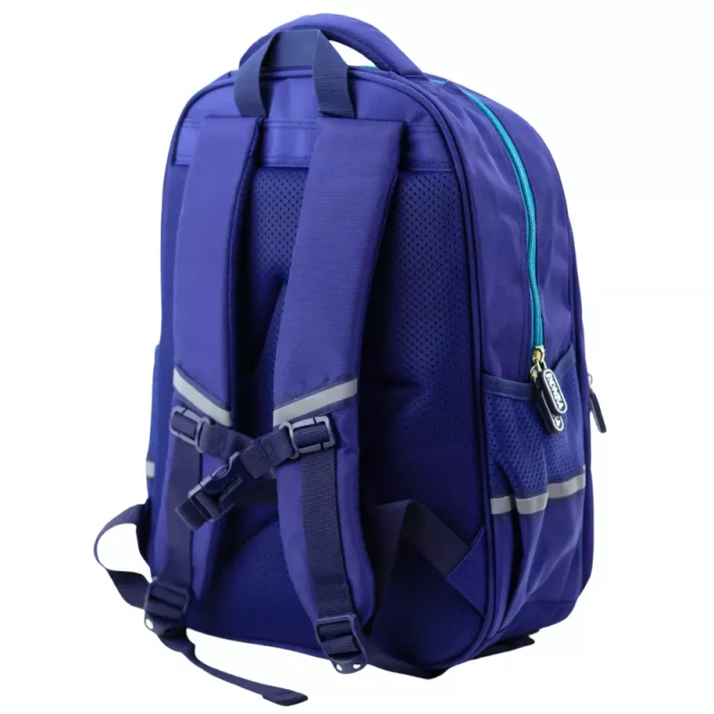 LEAN Children's School Backpack Dinosaur Blue 41x30x16 cm