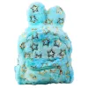 LEAN Plush Backpack Ears Gold Stars Children's Blue