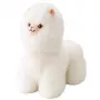 LEAN TOYS Plush Toy Cuddly Toy Llama White 40 x 40 cm