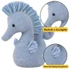 LEAN TOYS Plush Mascot Water Horse Cuddly Toy Blue 25cm