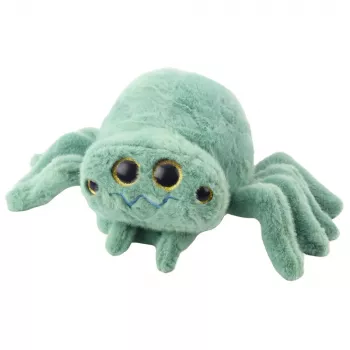 LEAN TOYS Plush Toy Spider Insect Cuddly Toy Green 32cm