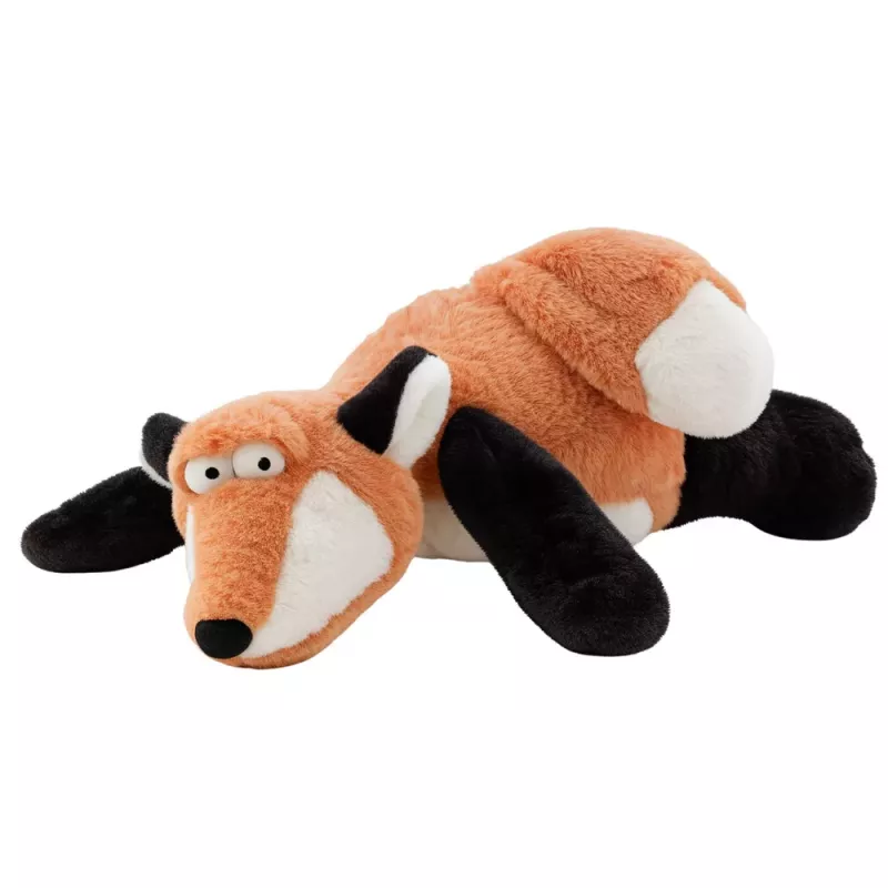 LEAN TOYS Plush Toy Cuddly Toy Light Red Fox 42cm