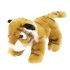 LEAN TOYS Plush Mascot Cuddly Toy Tiger Cat Brown 25cm