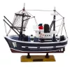 LEAN TOYS Collectible Decorative Model Fishing Boat Flying Lady 24x23cm