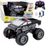 LEAN TOYS Off-Road RC Police Car Remote Controlled Black 1:16