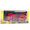 Fire Truck Extendable Ladder Water Spray Huina 1:18
