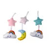 LEAN TOYS Baby Bed Carousel Sky Sound Pink