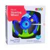 LEAN TOYS Interactive Steering Wheel for Toddlers Lights Sounds Green-Blue