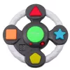 LEAN TOYS Electronic Logic Game Memory Arcade Steering Wheel with Lights and Sounds