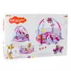 LEAN TOYS Baby Play Mat Ball Pool 3in1 Unicorn Pink