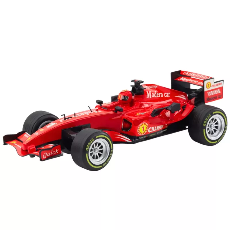 LEAN TOYS Remote Controlled RC Racing Car Steering Wheel Lights Sounds 1:12 Red