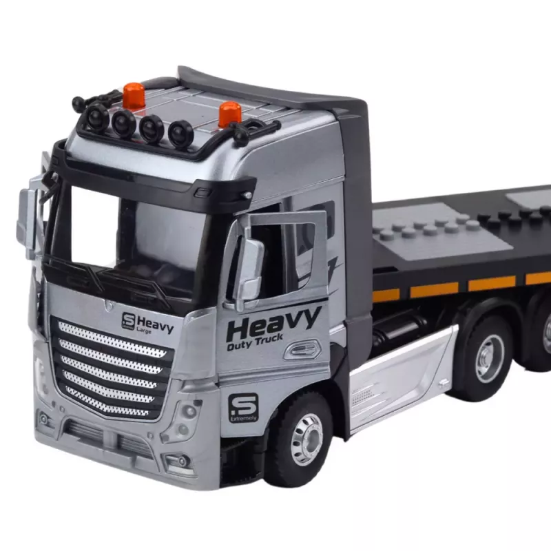 LEAN TOYS Remote Controlled RC Tow Truck With Excavator Lights Sounds 1:24
