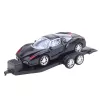 LEAN TOYS Set of Off-Road Car Red Tow Truck Black Sports Car 59cm