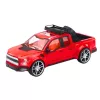 LEAN TOYS Set of Off-Road Car Red Tow Truck Black Sports Car 59cm
