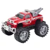 LEAN TOYS Rear-Wheel Drive Off-Road Rescue Vehicle with Towbar, Red 27cm