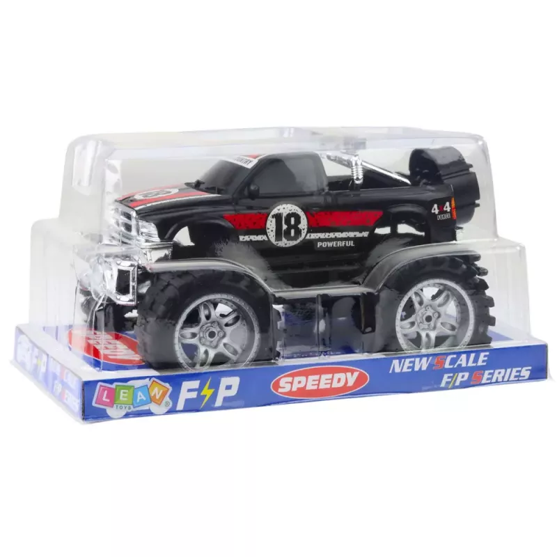 LEAN TOYS Off-Road Vehicle with Rear-Wheel Drive, Red and Black