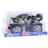 LEAN TOYS King Rear-Wheel Drive Off-Road Vehicle Green and Black 27cm