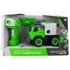 LEAN TOYS Garbage Truck Remote Controlled RC Screwdriver Green 2 in 1