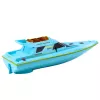 LEAN TOYS Boat Motorboat Floating Yacht Battery Operated Blue