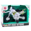LEAN TOYS Motocross Off-Road Drive Lights Sounds White
