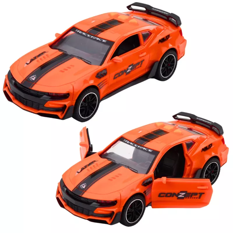 LEAN TOYS Sports Car Lazer 1:14 RC Car with Opening Doors, Lights, Sounds