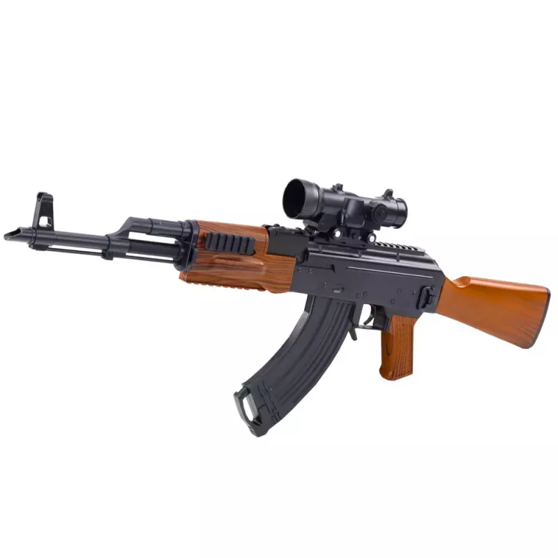 LEAN TOYS AK Rifle For Water Balls Hydrogel Sight Accessories Glasses 96cm