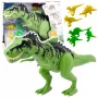 LEAN TOYS Dinosaur Set With Small Figures Moving Sounds Green