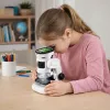 LEAN TOYS Educational Digital Microscope with Screen, 1000X LED Video Photo Function