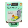 LEAN TOYS Toy Waffle Maker For Kids Battery Operated Light Blushing Green