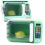 LEAN TOYS Microwave For Kids Rotating Chicken Lights Sounds Green
