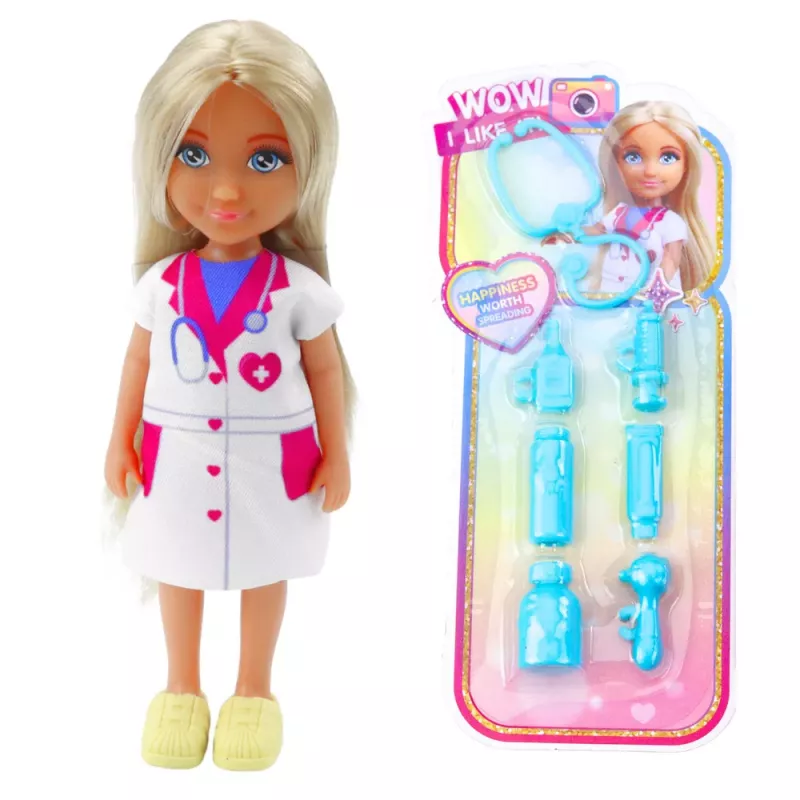 LEAN TOYS Ankiki Doctor Mini Doll Set with Treatment Accessories