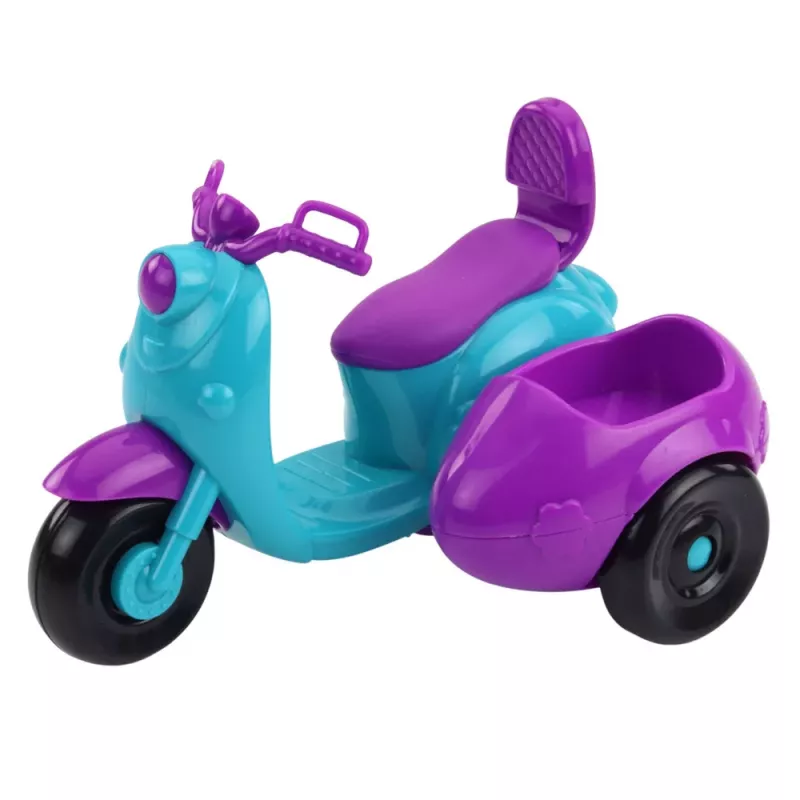 LEAN TOYS Ankiki Mini Doll on a Three-Wheeled Scooter Dog Set