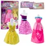LEAN TOYS Anlily Doll Dress Set Shoes Handbag Crowns Accessories 8 pcs.