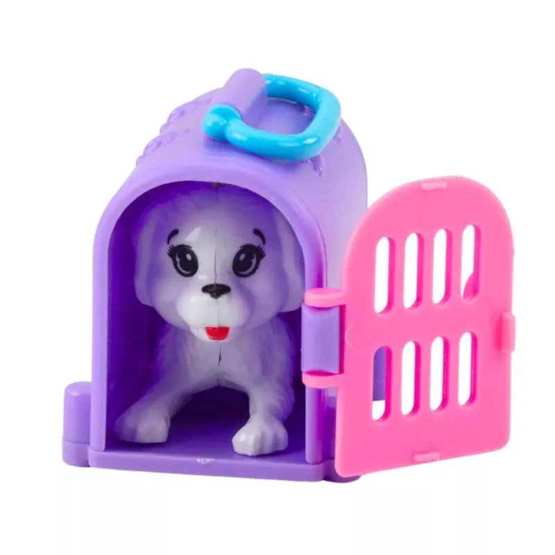 LEAN TOYS Mini Doll With Accessories Kitty Stroller Pink Doll Set