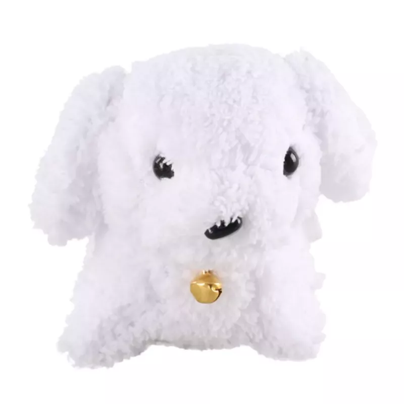 LEAN TOYS Plush Dog With Wagging Tail Keychain Pendant